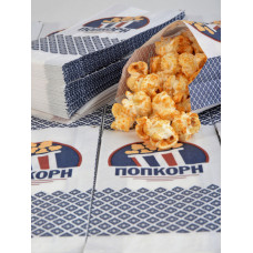 Пакет для попкорна  дизайн "Popcorn" объем 0,6 л 