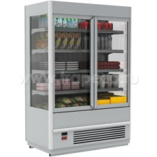 Стеллаж холодильный ПОЛЮС FC20-07 VV 1,3-1 STANDARD (фронт X5) 9006-9005