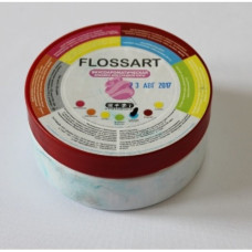 Краситель вкусо-ароматический для сахарной ваты FlossArt вкус  Голубая малина 150 гр пл банка