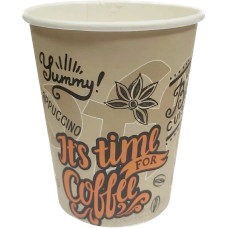 Стакан бумажный для горячих напитков ITS TIME FOR COFFEE 250 мл 