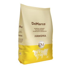 Чайный напиток растворимый со вкусом и ароматом лимона De Marco 1 кг  10 шт/ в к ...