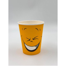 Стакан бумажный для горячих напитков 250 мл Смайл
