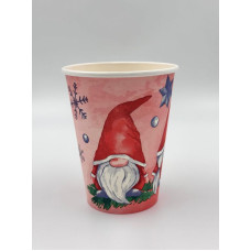 Стакан бумажный для горячих напитков 350 мл Гномы