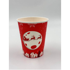 Стакан бумажный для горячих напитков 350 мл Зима 