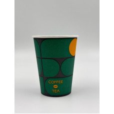 Стакан бумажный для горячих напитков 350 мл Кофе и чай